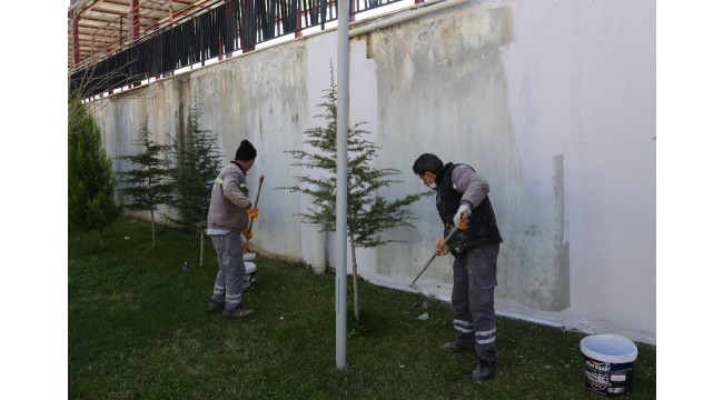 Park ve bahçeler bahara hazırlanıyor