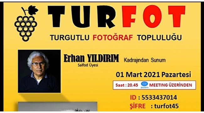 TURFOT’tan fotoğraf ustalarıyla sunum ve söyleşi etkinliği