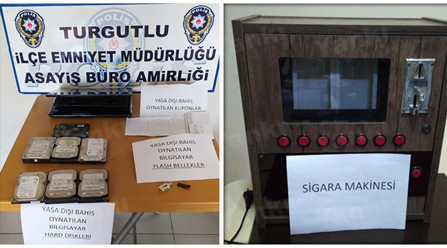 Turgutlu'da yasa dışı bahis operasyonu: 6 gözaltı