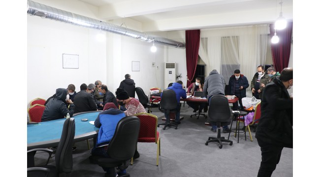 Depoda kumar oynayan 30 kişiye para cezası uygulandı