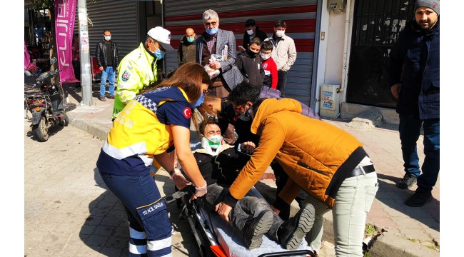 Otomobile çarpmamak için direksiyonu kırınca kaza yaptı: 1 yaralı