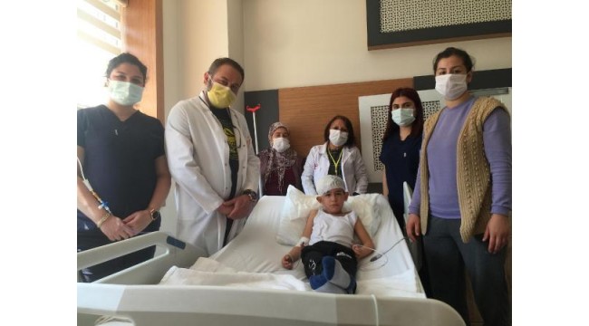 Başına yorgun mermi isabet eden çocuğun sağlığın iyi