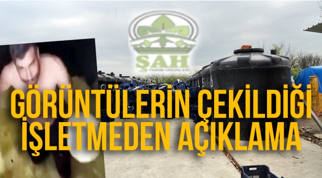 Görüntülerin çekildiği işletmeden açıklama geldi