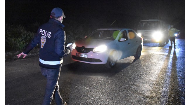 Halilbeyli kontrol noktasındaki denetimler gece boyu devam etti