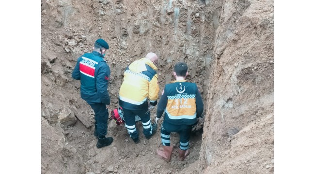 Kazdırdığı su kuyusuna giren kişi toprak kayması sonucu hayatını kaybetti