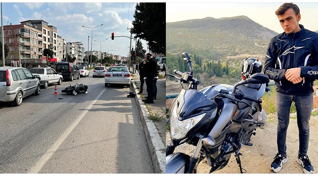 Minibüse ve otobüse çarpan motosikletin sürücüsü öldü