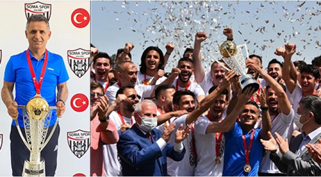 Şampiyon Somaspor kupasına kavuştu