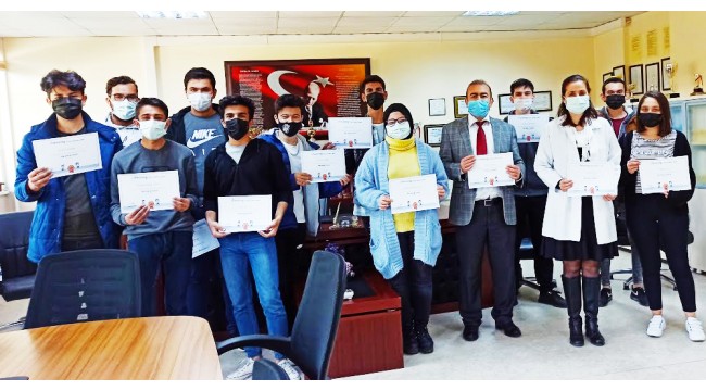 Şehit Anıl Barış Çetin MTAL’nin 15 öğrencisi ‘Avrupa Kalite Etiketi’ aldı