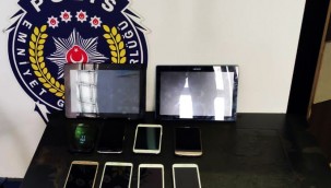 Telefoncu dükkanından hırsızlık şüphelisine suçüstü! Tutuklandı