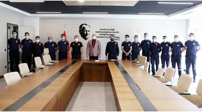 Yeni ateş savaşçıları göreve başladı
