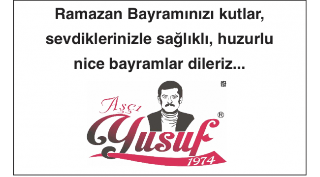 Aşçı Yusuf'tan Ramazan Bayramı mesajı