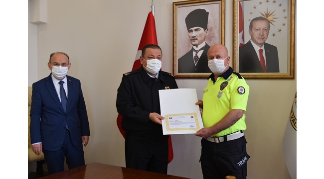 Başarılı Trafik Personeli Ödüllendirildi