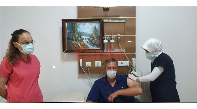 Devlet Hastanesinde Biontech aşısı uygulamasına başlandı