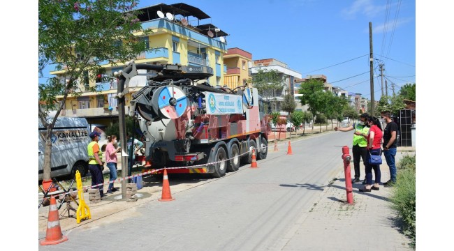 Kanalizasyon temizliğinde su tasarrufu sağlanıyor