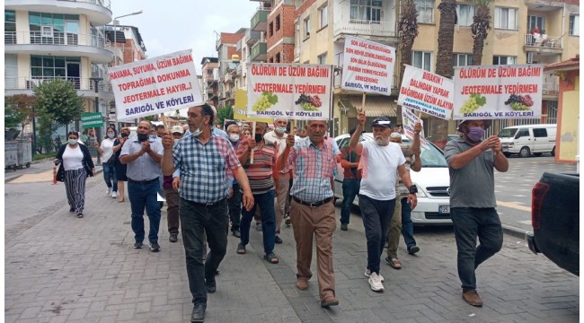 Ahmetli’de JES protestosu
