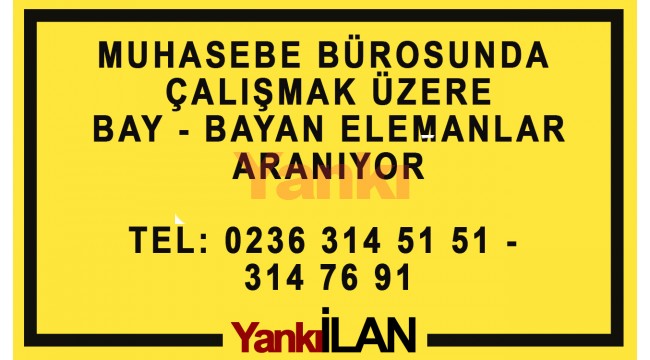 Bay - bayan elemanlar aranıyor
