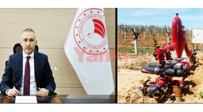 Bireysel basınçlı sulamada yüzde elli hibe desteği