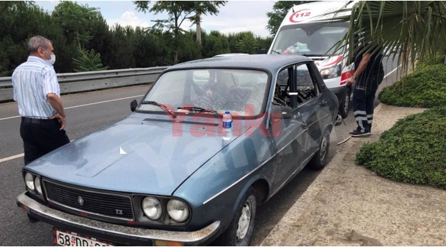 TIR ile otomobil kazaya karıştı: 2 yaralı