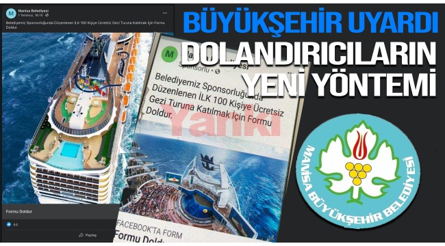 Büyükşehir Uyardı: Sosyal Medya Dolandırıcılarına Dikkat