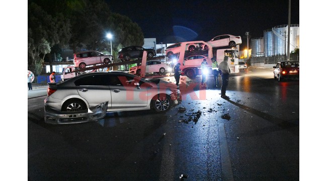 Otomobil ile hafif ticari araç çarpıştı: 2 yaralı
