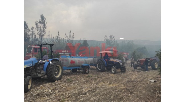 Demirci'de çıkan orman yangını kontrol altına alındı