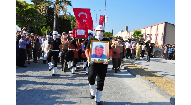 Manavgat'taki yangında yaşamını yitiren orman işçisi Yaşar Cinbaş için Kırkağaç’ta tören