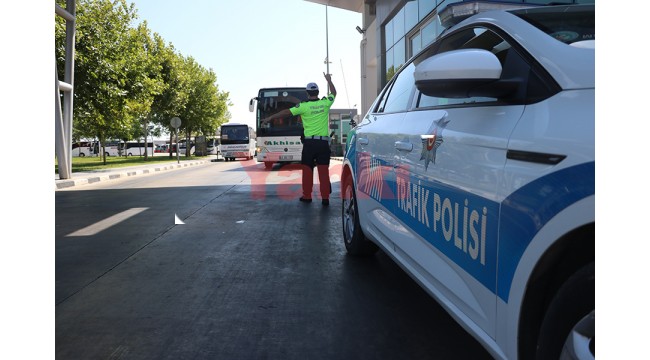 Manisa'da otobüs ve işçi servislerine sıkı denetim