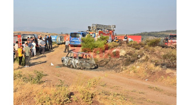 Otomobilde çıkan yangın ormana sıçradı, 3 hektar alan küle döndü