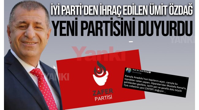 Özdağ'ın kurduğu partinin adı belli oldu