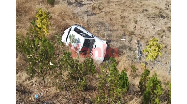 Takla atan otomobilin sürücüsü öldü