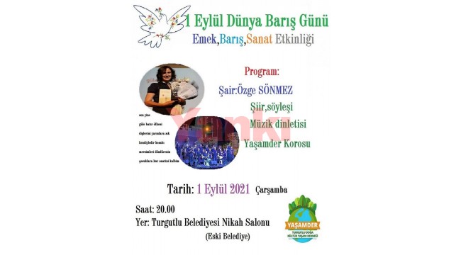 Yaşamder'den Dünya Barış Günü etkinliği