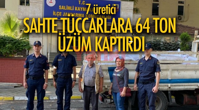 7 üretici sahte tüccarlara 64 ton üzüm kaptırdı