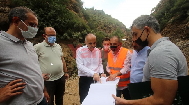 Ahmetli'deki barajın sulaması için ilk kazma vuruldu