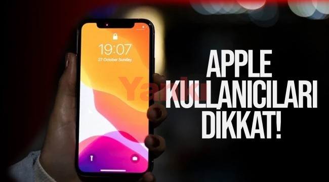 Apple Kullancıları Dikkat!
