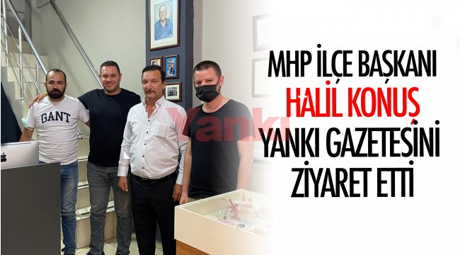 Başkan Konuş ve Meclis Üyesi Yüksel’den Yankı Gazetesine ziyaret