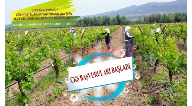 Çiftçi kayıt sistemi (ÇKS) başvuruları başladı!