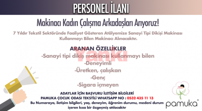 Personel İlanı