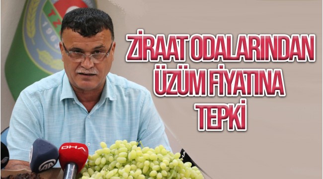 Ziraat Odalarından Üzüm Fiyatına Tepki