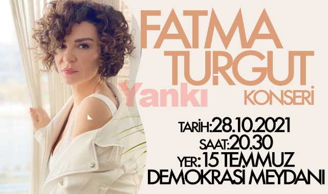 29 Ekim'de Fatma Turgut konseri
