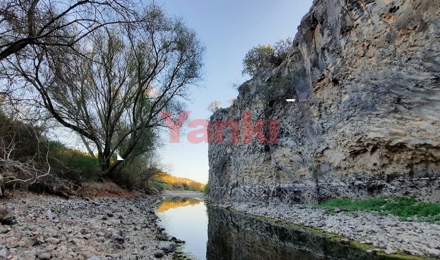 Adala Kanyonu'nda sular çekildi