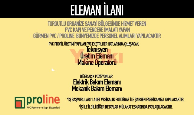 Eleman Aranıyor