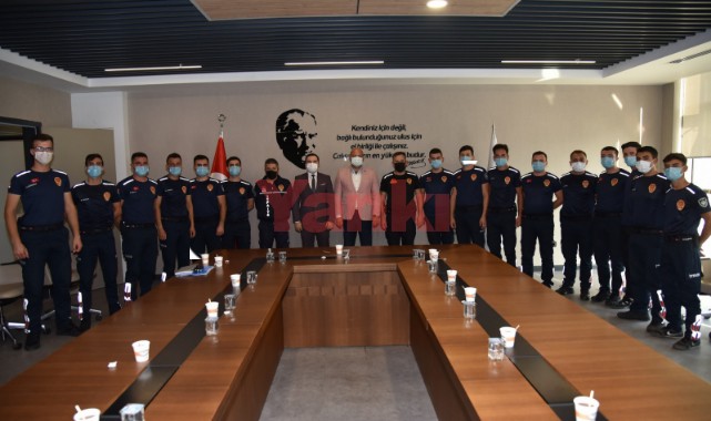İtfaiyenin yeni neferleri göreve başladı