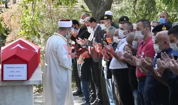 Kore Gazisi Mehmet Közcan toprağa verildi
