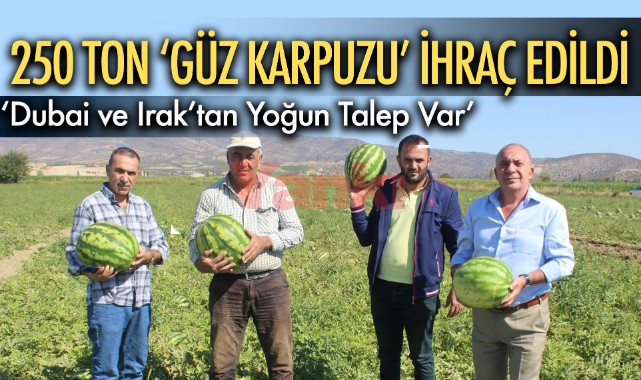 Manisa'dan Dubai ve Irak'a karpuz ihracatı