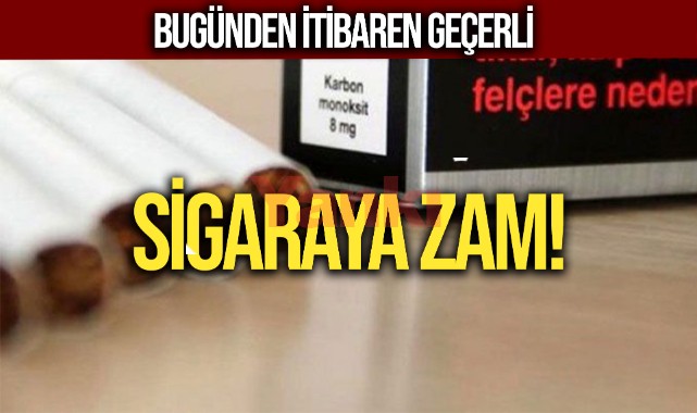 Sigaraya zam!