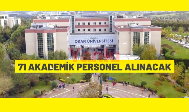 Akademik personel alım ilanı