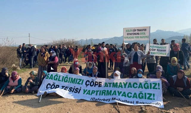 Caferbeyli köylüleri: “Çöp Transfer Tesisi İstemiyoruz”