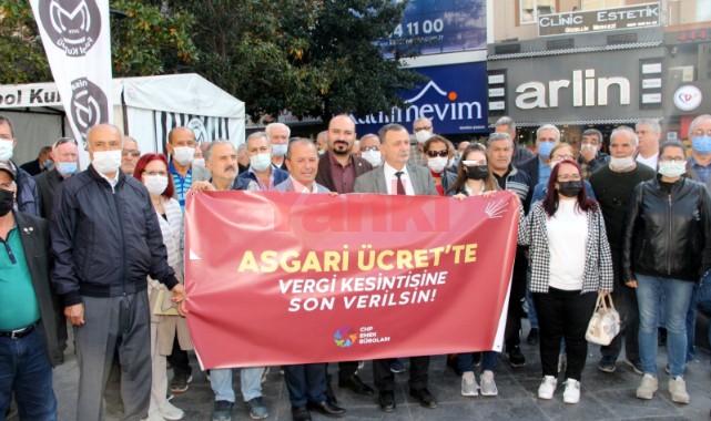 CHP Asgari Ücret İçin Meydanlardaydı