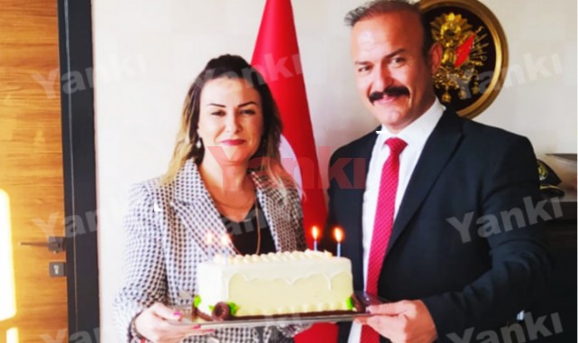 Emniyet Müdürü Harun Tutak’a doğum günü sürprizi