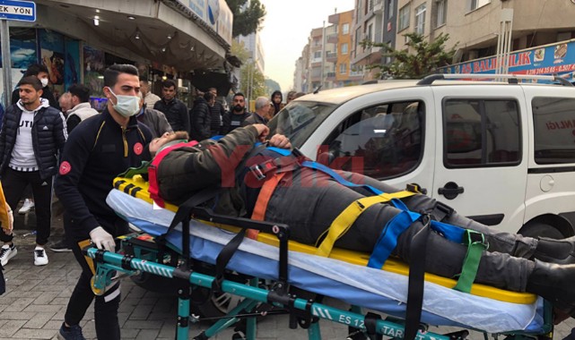 Hafif ticari araç ile motosiklet çarpıştı: 1 yaralı